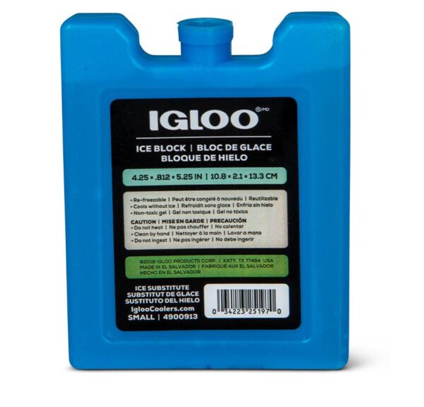 Igloo MAXCOLD ICE SMALL FREEZER BLOCK Item Code: 25197 Ctn: 12 Made in USA: - Image 2