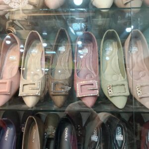 Multicolor Beautiful Flat Shoes/Flat pumps with soundless rubber sole: