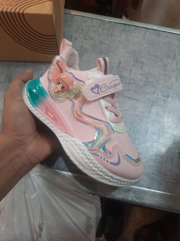 Girls Pink Casual Jogger - Image 3