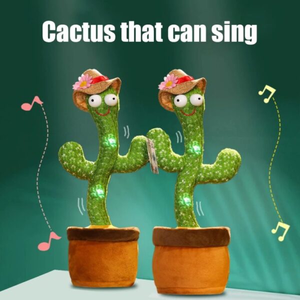 Cute Dancing and Talking Cactus Toy - Image 3