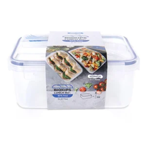 KOMAX Biokips Air & Water Tight Lunch Box(2Litre),Item Code:72151: