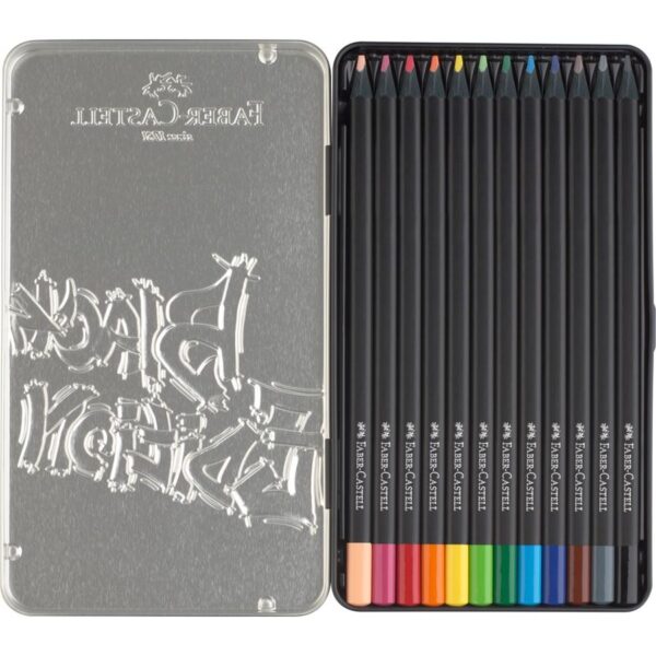 Faber Castell Black Edition Color Pencils 12 pc