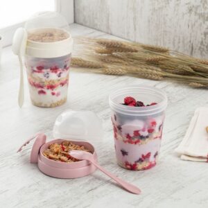 QLUX CONTAINER TAKE AND GO MUESLI 450ML PLASTIC L-00812