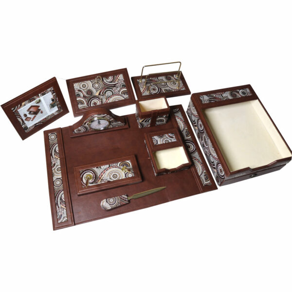 Sensa Luxury Executive Wooden Table Organizer 11 pcs Set. - Image 12