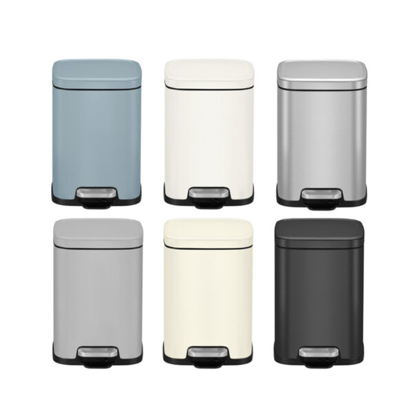Eko Stella Stainless Steel signature soft square Step Bin/Step Waste Bin EK9384(20 -Liter): - Image 2