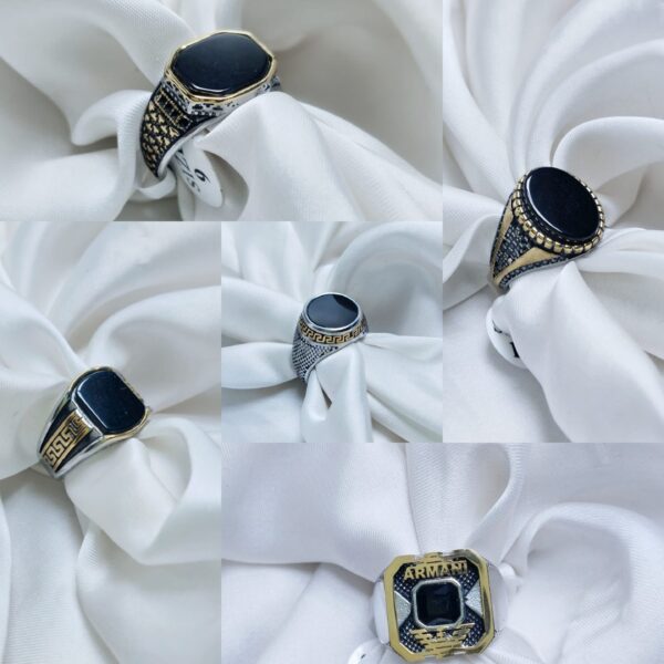 Stainless steel Turkish Greek Pattern Fashion Ring For Him