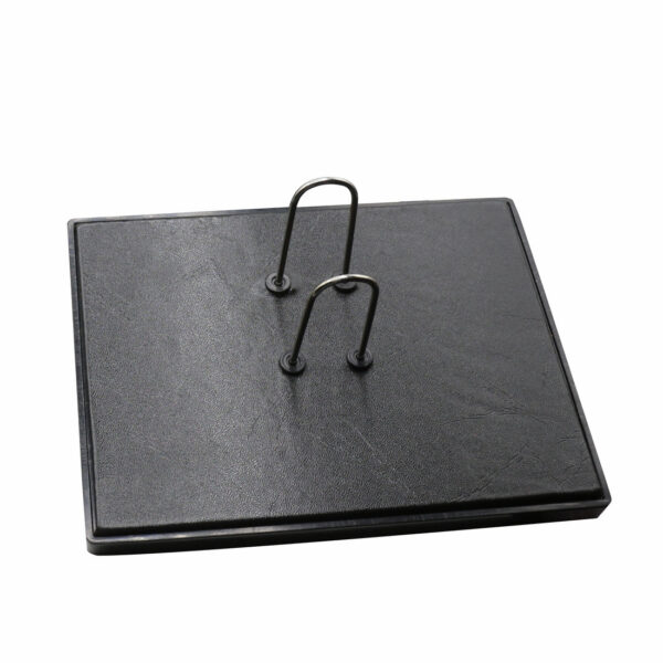 Senator Rexine Leather Office Desk Organizer 8 pcs Set With Watch #20(Black). - Image 3