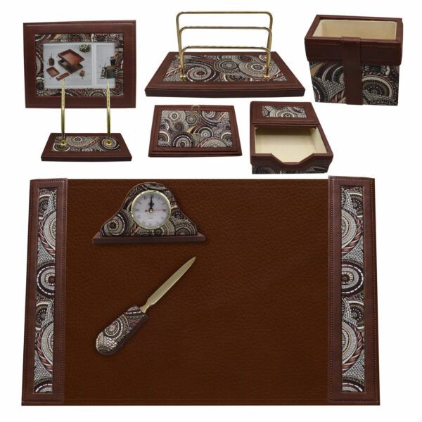 Sensa Luxury Executive Wooden Table Organizer 11 pcs Set. - Image 11