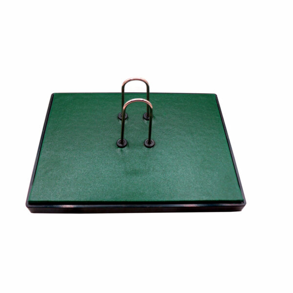 Senator Rexine Leather Office Desk Organizer 8 pcs Set With Watch #20 (Green). - Image 9