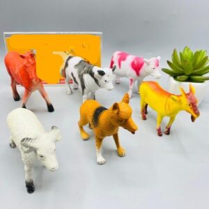 6 Pieces Medium Size Farm Animal Set For Kids