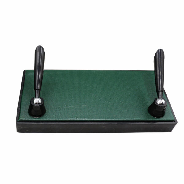 Senator Rexine Leather Office Desk Organizer 8 pcs Set With Watch #20 (Green). - Image 8