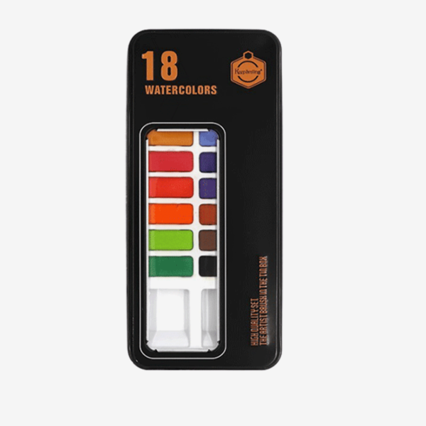 Keep Smiling Watercolor Set Of 18 in Tin Box
