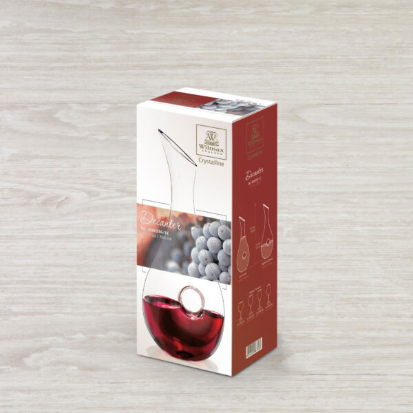 Wilmax CRYSTALLINE DECANTER 12 FL OZ | 350 ML in Colour Box One Piece(item code:WL‑888336-A): - Image 4
