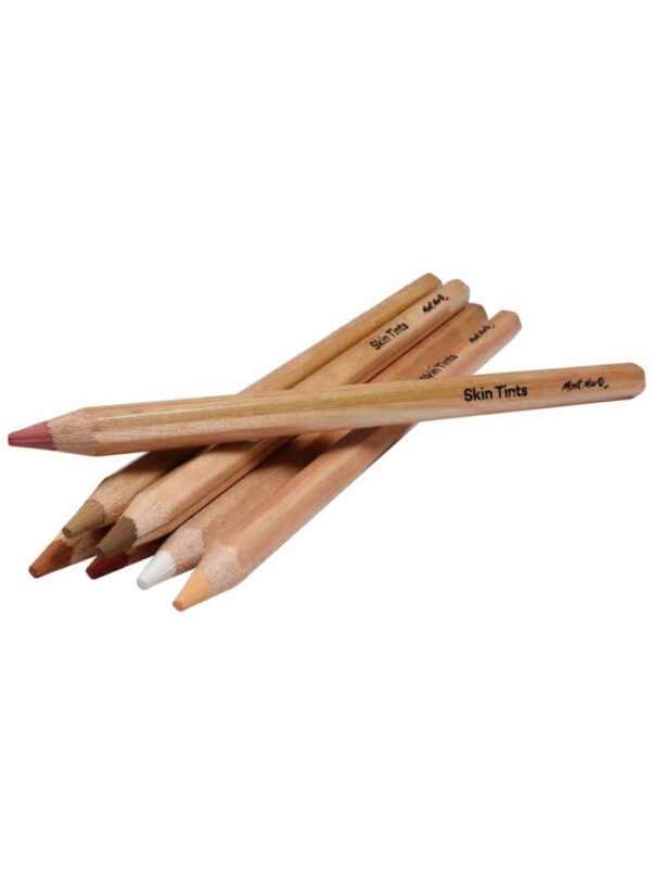 Mont Marte Skin Tints Pastel Jumbo Pencils Set of 12 - Image 3