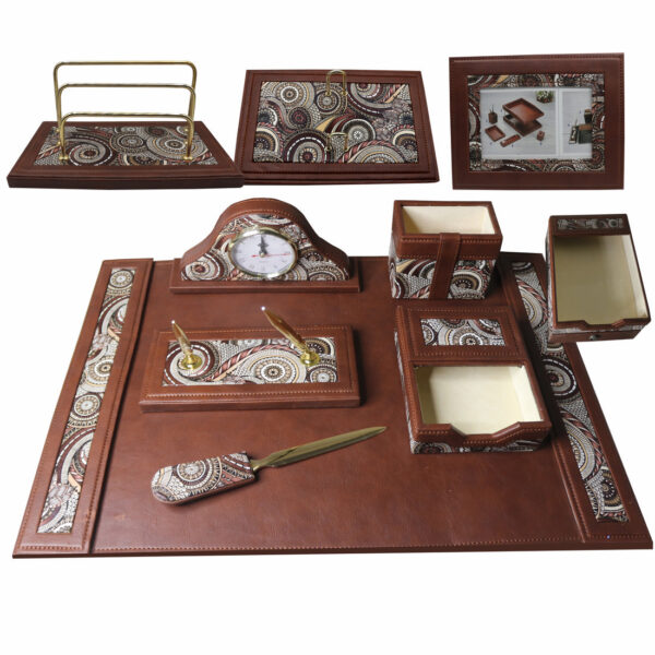 Sensa Luxury Executive Wooden Table Organizer 11 pcs Set. - Image 10