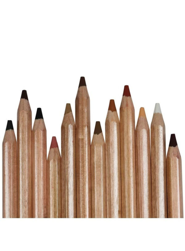 Mont Marte Skin Tints Pastel Jumbo Pencils Set of 12 - Image 5