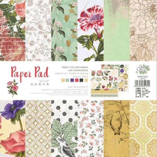 Design Paper Pack Scrapbook Pattern Paper.