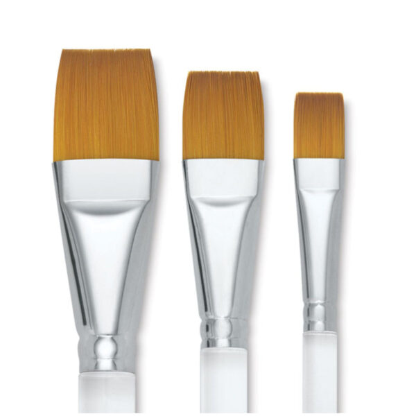 Paint Brush Chisel Flat Thick Handle - Image 2