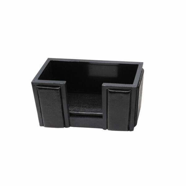 Senator Rexine Leather Office Desk Organizer 8 pcs Set With Watch #20(Black). - Image 10