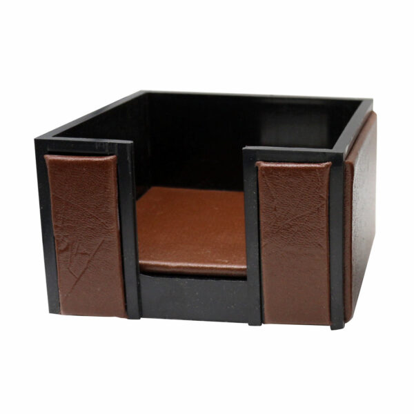 Senator Rexine Leather Office Desk Organizer 8 pcs Set With Watch #20. - Image 5