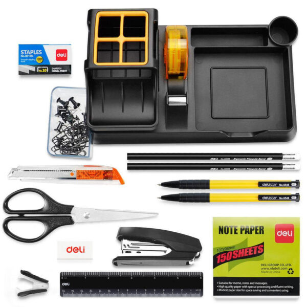 Deli Office Desk Organizer 17 Pcs Set.
