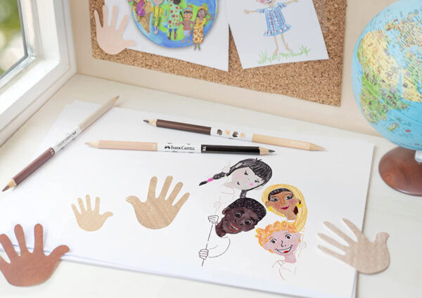 Faber Castell Bicolour Colour Pencils Set of 3 - Image 2