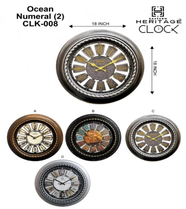 Heritage Wall Clock Numeral-2 Item Code: CLK-008: