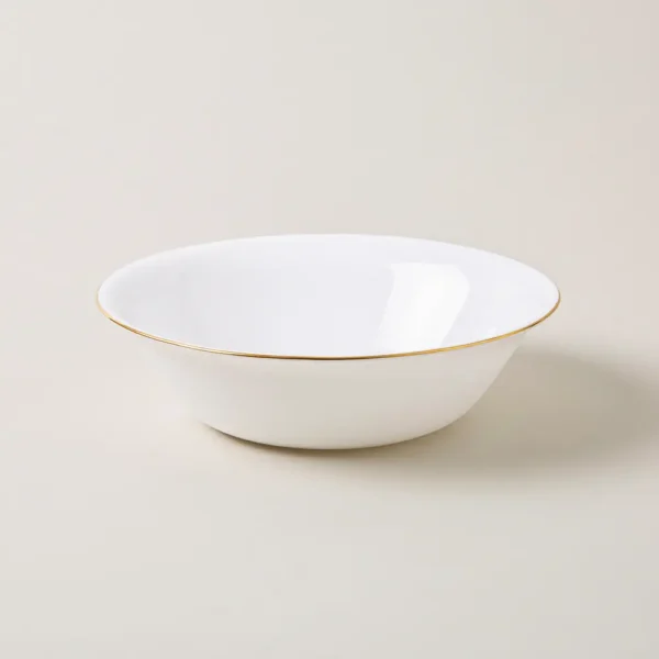 AZG507 Golden.Opal Mikasa Bone Golden Rim Bowl 23cm