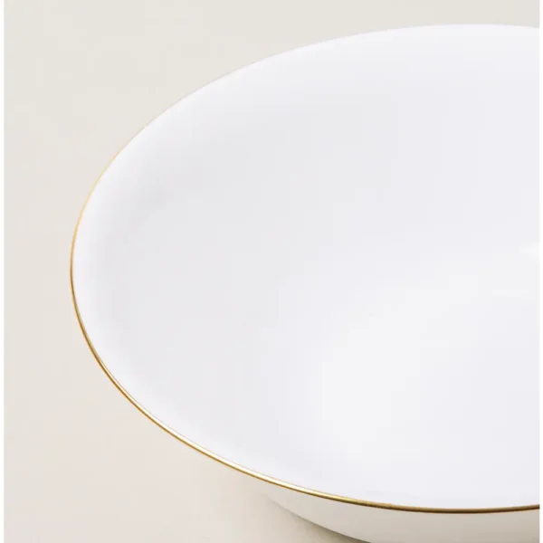 AZG605 Golden.Opal Dwl Structure Golden Rim Bowl 12cm