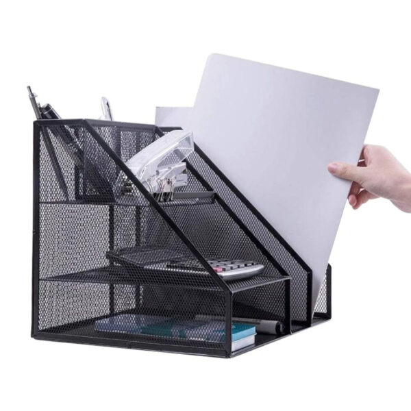 Metal Desk Cabinet File Rack Organizer. - Image 3