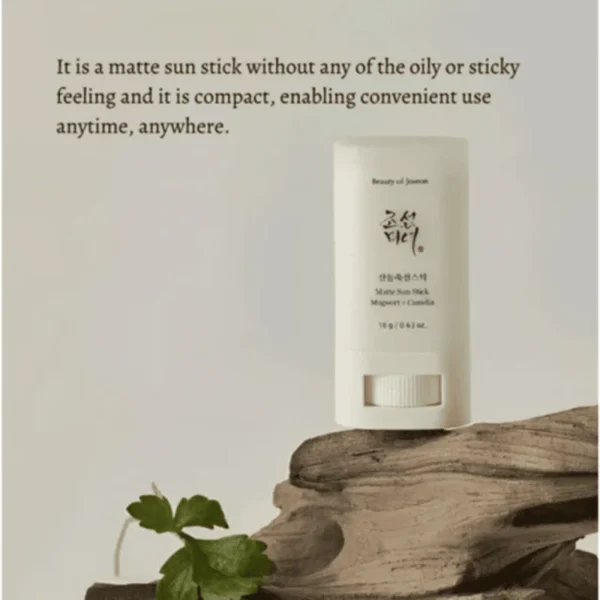 Beauty Of Joseon Matte Sun Stick: Mugwort and Camelia SPF 50 Plus - 18g - Image 4