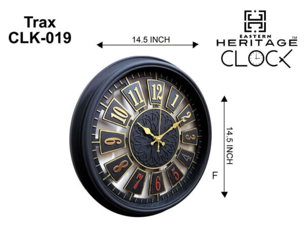 Heritage Wall Clock Trax 14.5inch Item Code: CLK-018: - Image 5