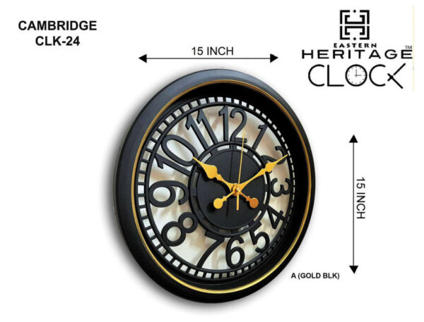 HERITAGE WALL CLOCK CAMBRIGE Item Code: CLK-024 - Image 2