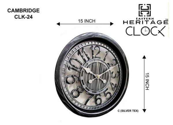 HERITAGE WALL CLOCK CAMBRIGE Item Code: CLK-024 - Image 4
