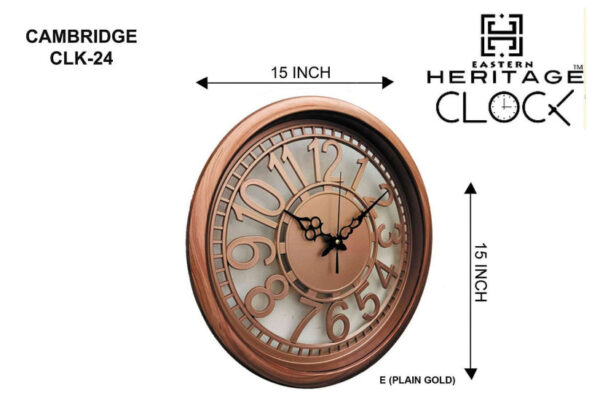 HERITAGE WALL CLOCK CAMBRIGE Item Code: CLK-024 - Image 6