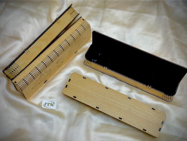 Small Wooden Jewelry Box, Bracelet Box - Compact and Elegant - Great Gift Idea - Valentine Day Surprise.