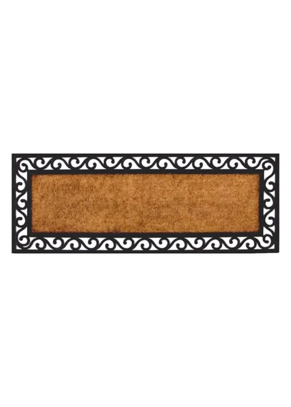 Touchwood Mats Double Door Rubr/Coir 20 mm Border,45cm x 75cm