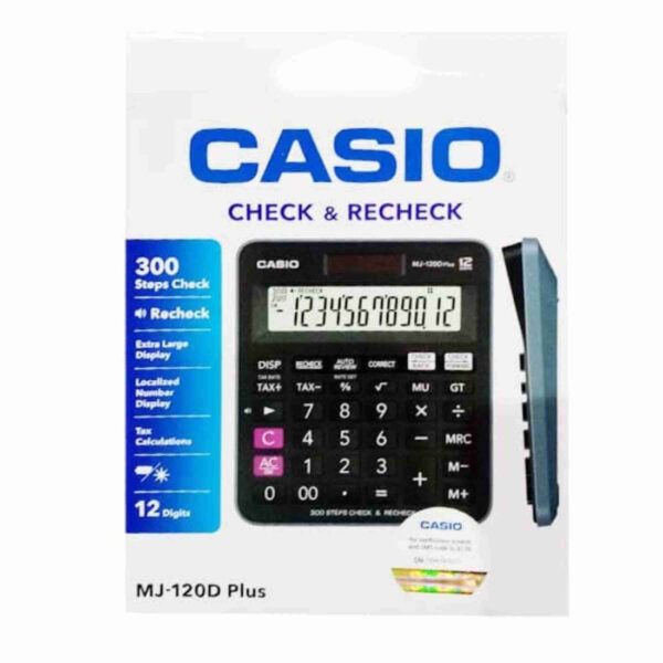 Casio Original Check and Correct Desktop Calculator MJ-120D Plus. - Image 2