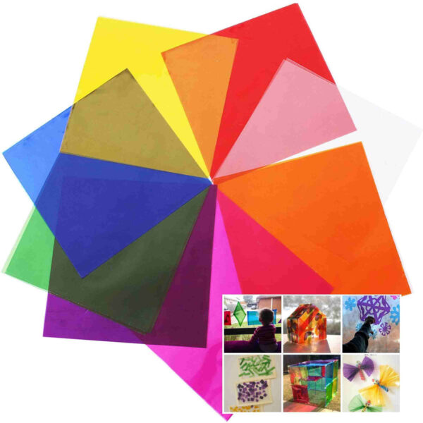 Cellophane Paper Sheet Mixed Color.