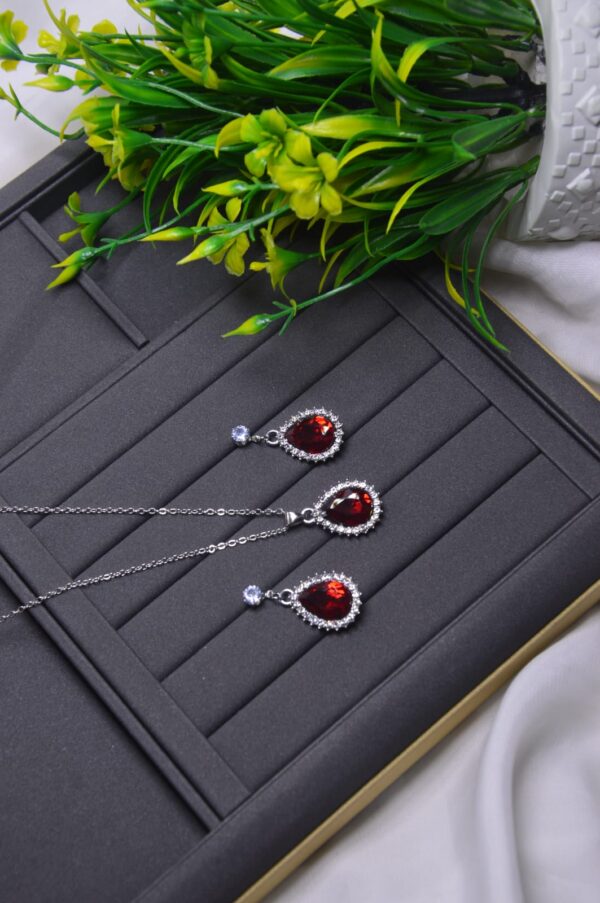 Jewelry Sets for Women, Necklace Earrings Set, Valentine's Day, Christmas, Mother's Day, Birthday, Gift for Wife, Friend, Mother, Daughter, Girlfriend. - Image 3