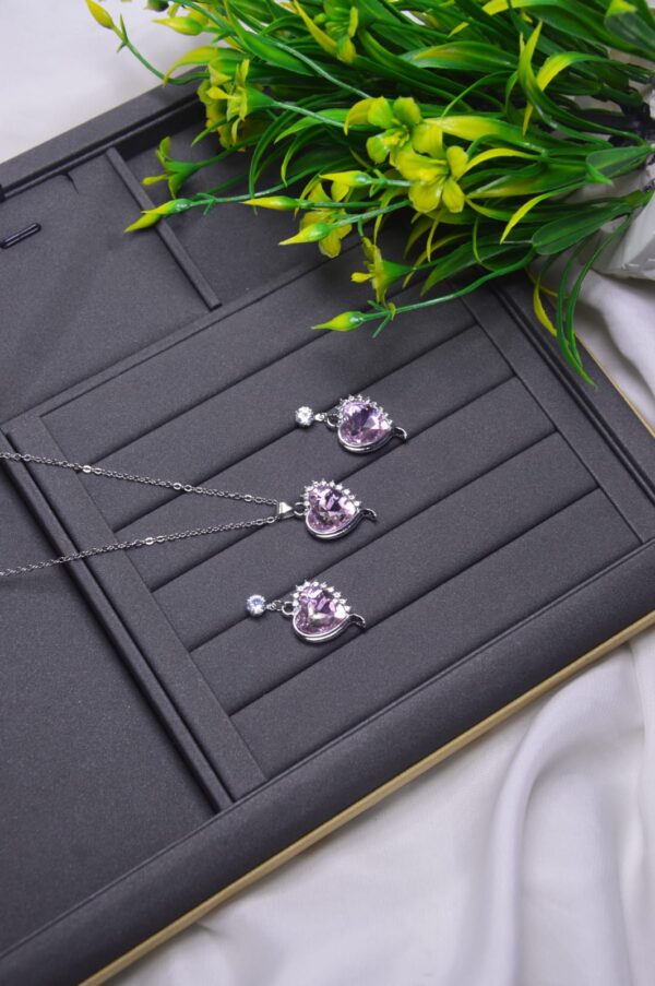 Jewelry Sets for Women, Necklace Earrings Set, Valentine's Day, Christmas, Mother's Day, Birthday, Gift for Wife, Friend, Mother, Daughter, Girlfriend. - Image 3