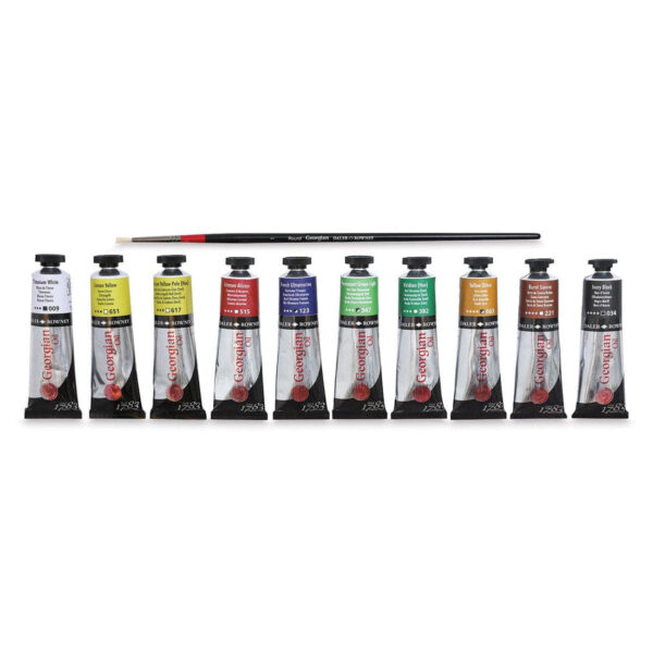 Daler Rowney Georgian Oil Paint Selection Set 38ml Set of 10. - Image 2