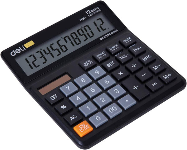 Deli 12 Digits Desktop Calculator EM01120. - Image 5
