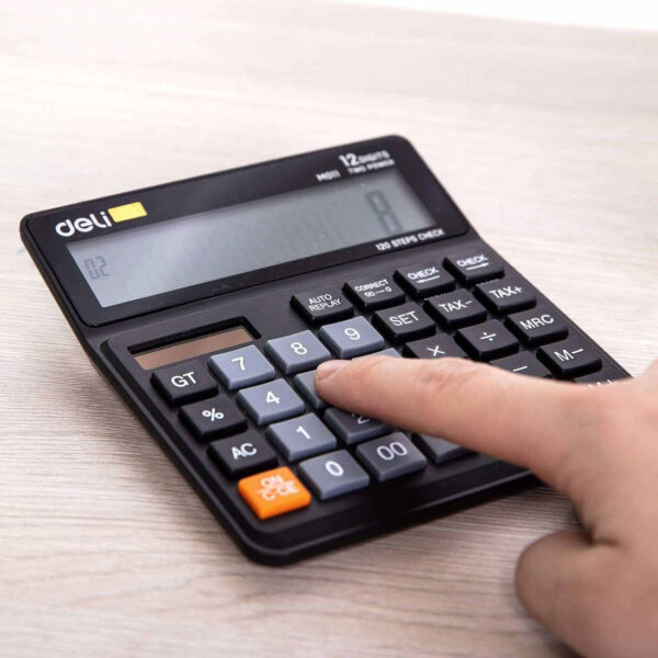 Deli 12 Digits Desktop Calculator EM01120. - Image 3