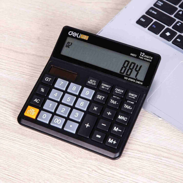 Deli 12 Digits Desktop Calculator EM01120. - Image 4