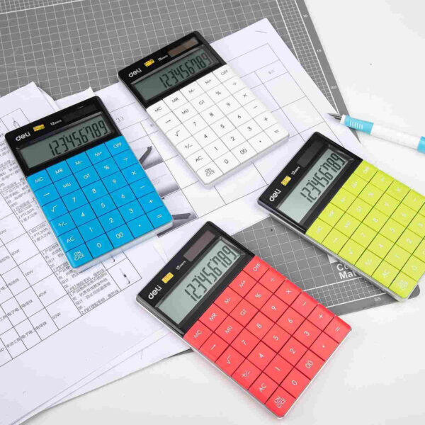 Deli Dual Power Electronic Calculator 1589. - Image 2