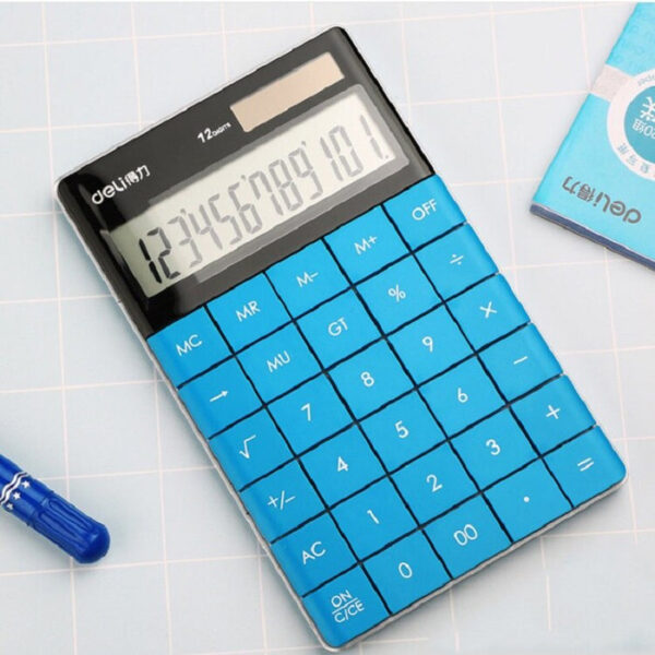 Deli Dual Power Electronic Calculator 1589. - Image 3