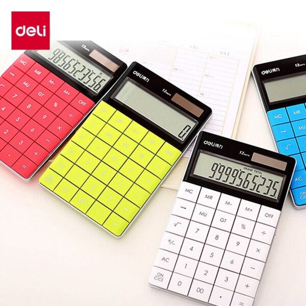 Deli Dual Power Electronic Calculator 1589. - Image 4