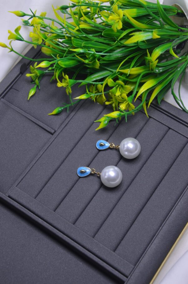 Pearl Dangle & Drop Earrings For Girls & Women, Stylish & Available in different Elegant colors, - Image 5