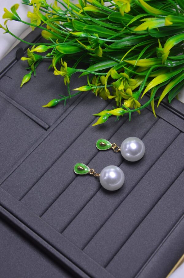 Pearl Dangle & Drop Earrings For Girls & Women, Stylish & Available in different Elegant colors,